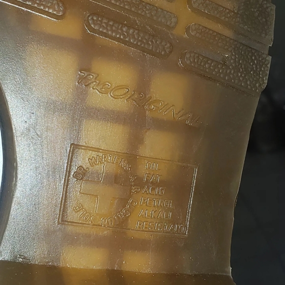 Womens Sz 5 White DR.MARTENS 1914 VONDA LEATHER MID CALF BOOTS - Picture 4 of 4